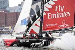 Extreme Sailing Series "stadium" racing is proving to be popular in Boston